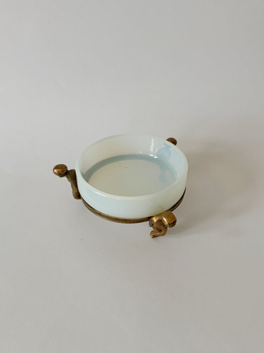 Opaline glass bowl