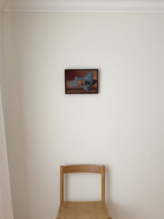Nature morte med äpplen