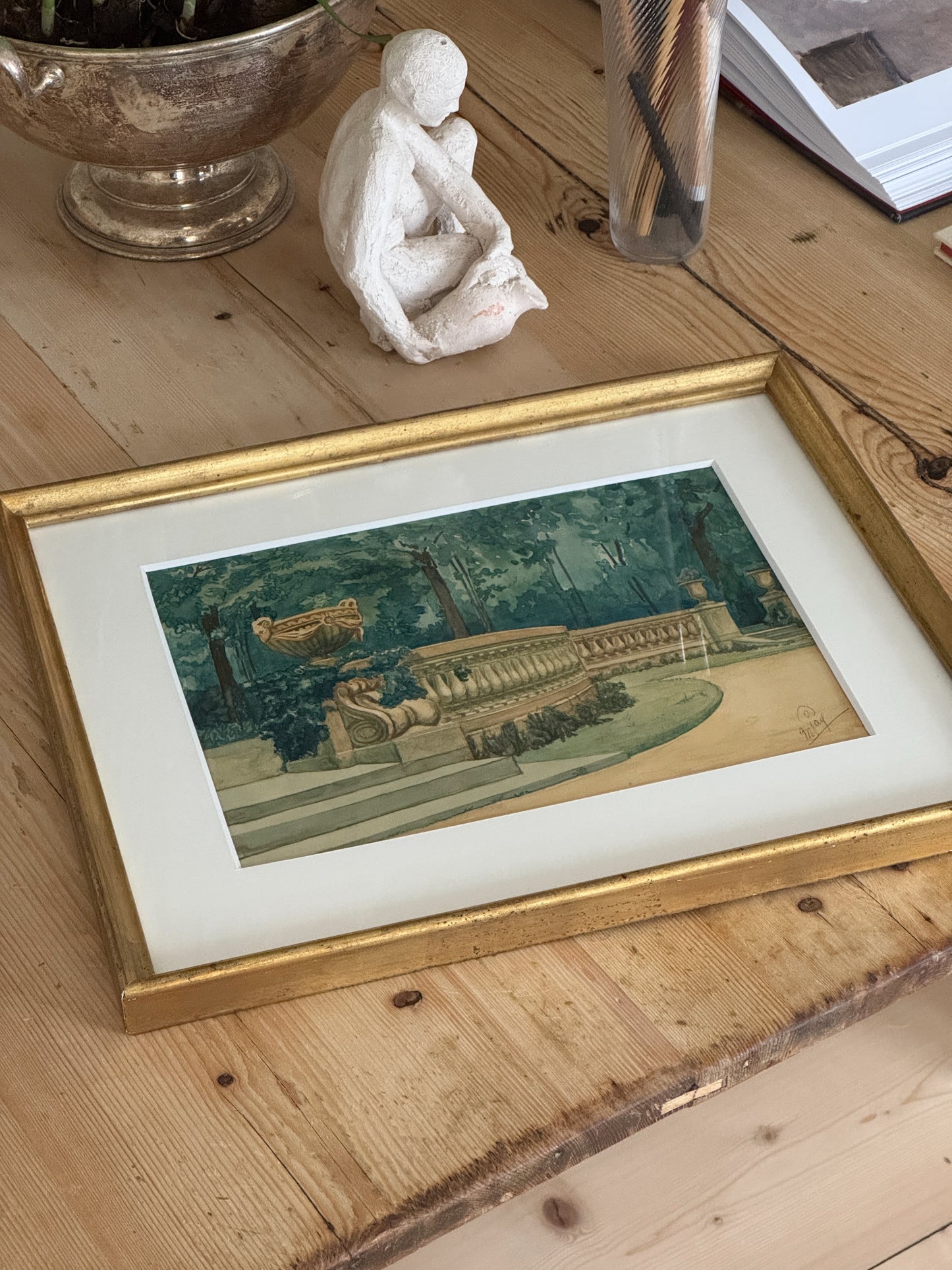 Watercolor: an afternoon in Auteuil