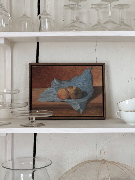 Nature morte med äpplen