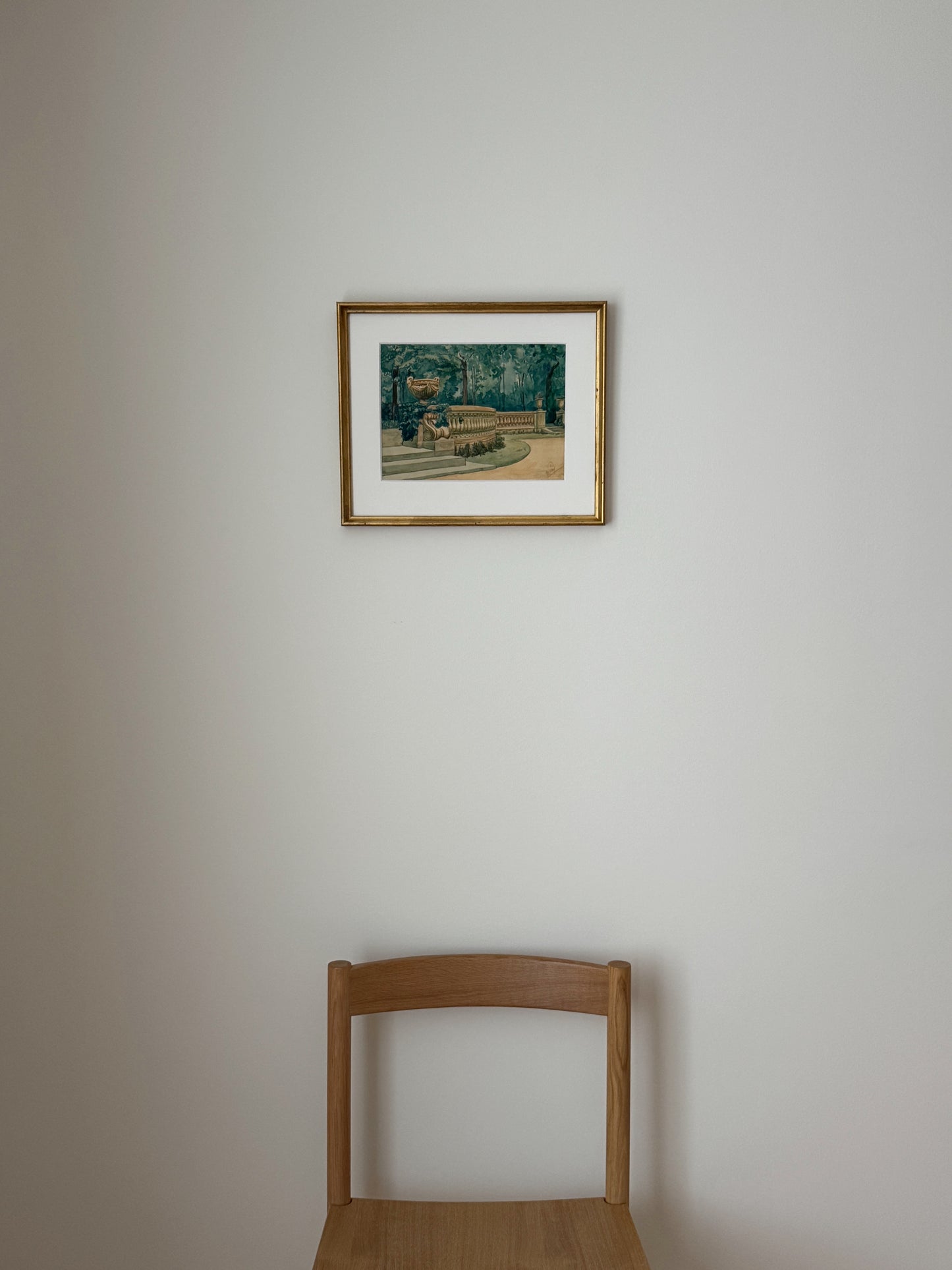 Watercolor: an afternoon in Auteuil