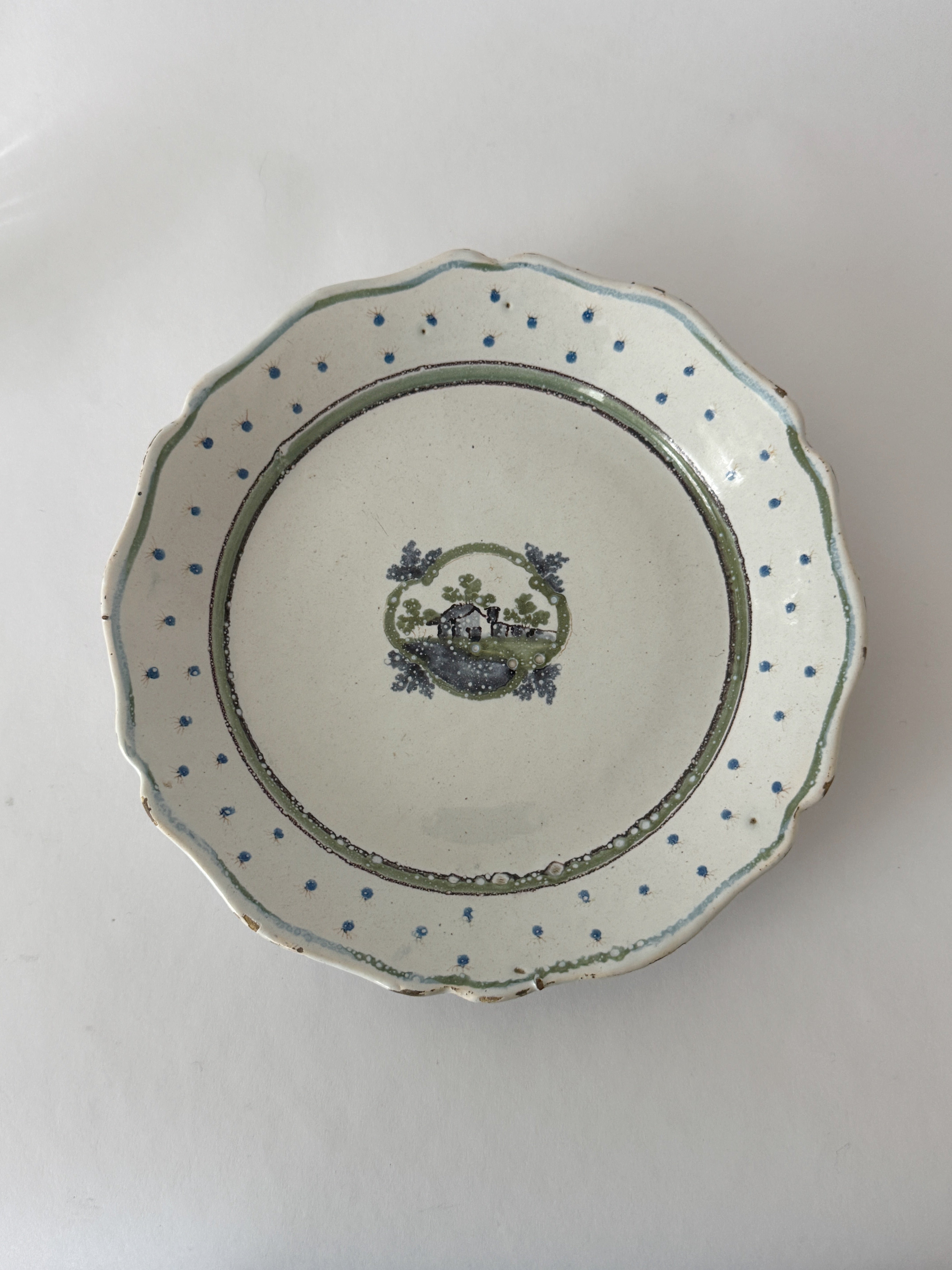 Faience plate – Lejdholt Atelier