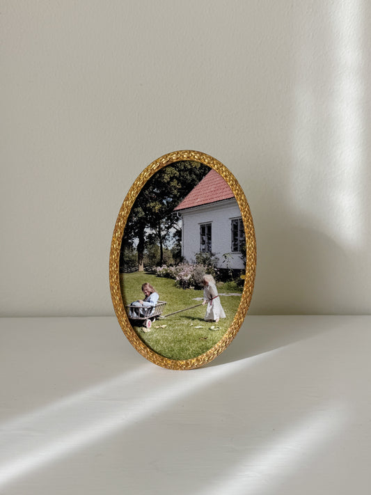 Brass photo frame