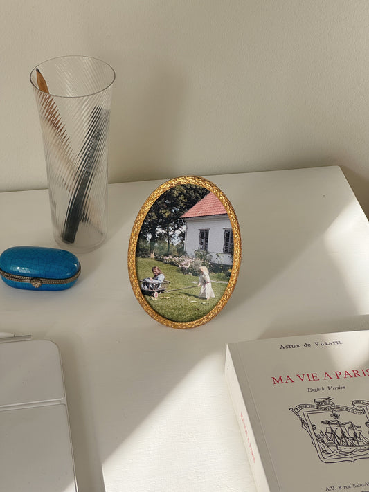 Brass photo frame